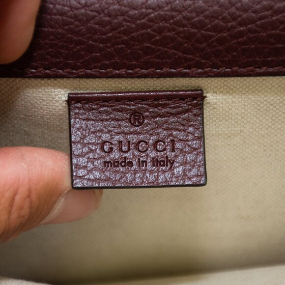Gucci 400249 Dionysus Medium Shoulder Bag - Maroon - Picture 12 of 14